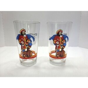 (2) Captain Morgan 16oz Pint Glass Beer Got A Little Captain In You?